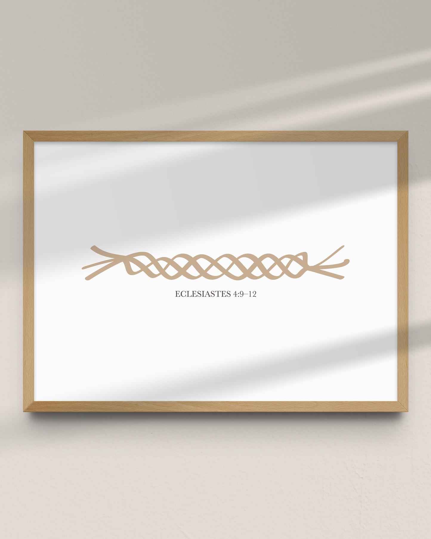 Quadro Cordão de Três Dobras